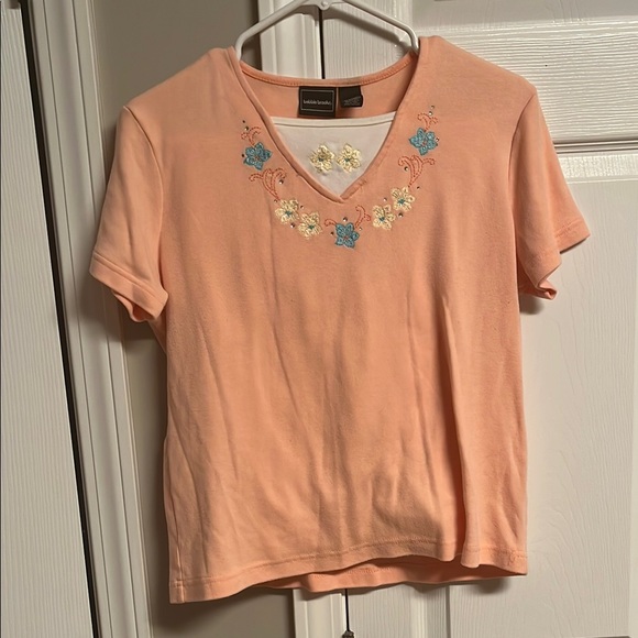 Bobbie Brooks Pants - Bobbie Brooks Peach Shirt and Pants Set
